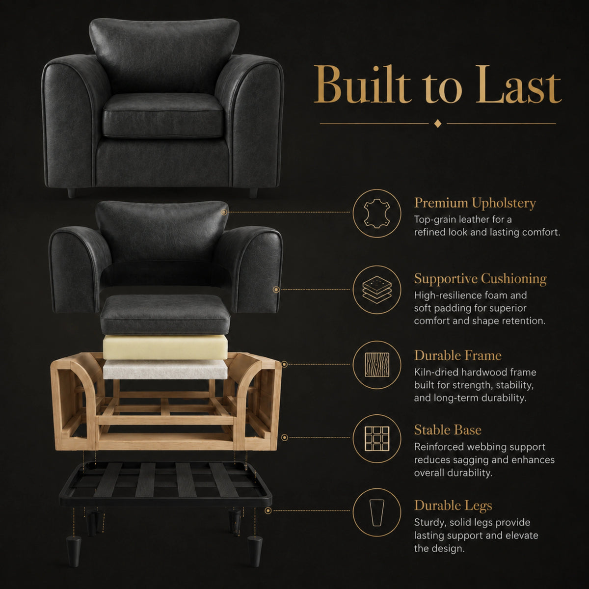 Black Armchair
