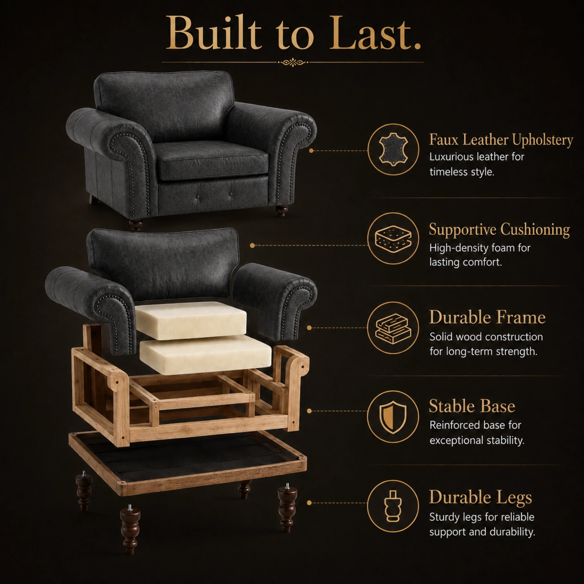 Black Armchair