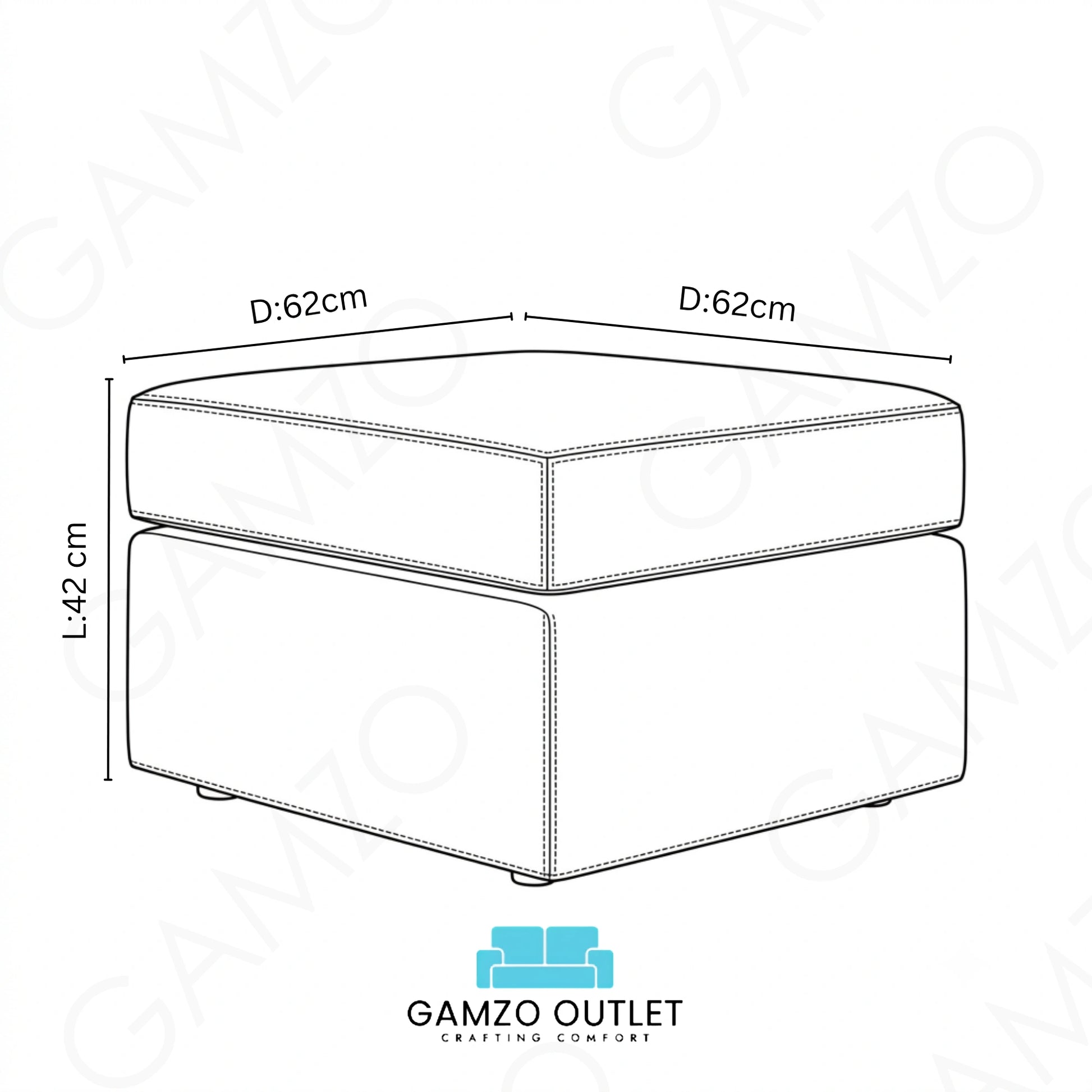 Black Footstool