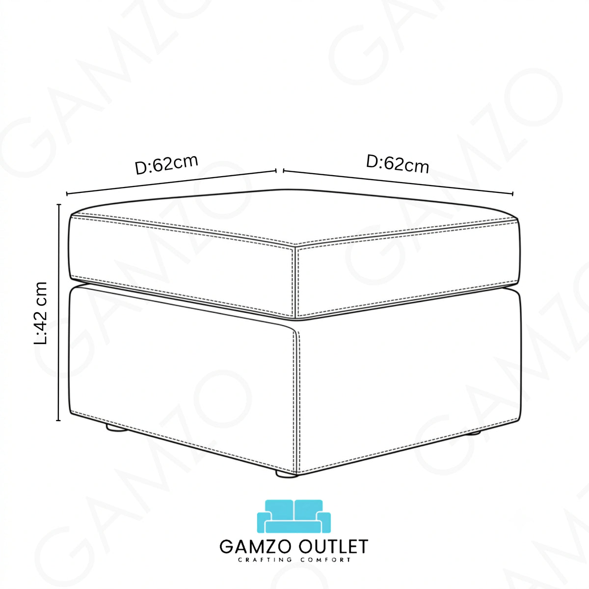 Black Footstool