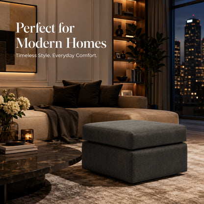 Black Footstool