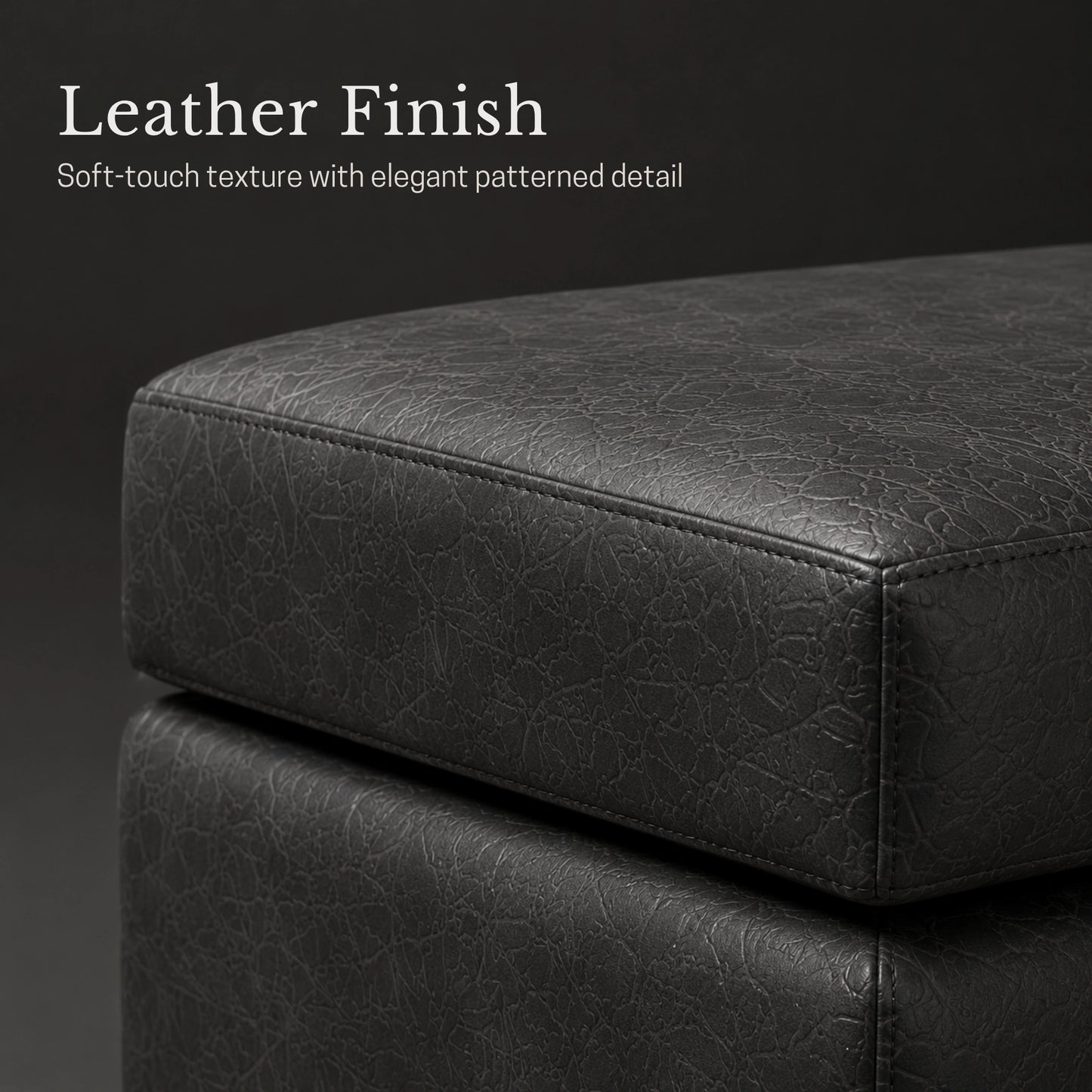 Black Footstool