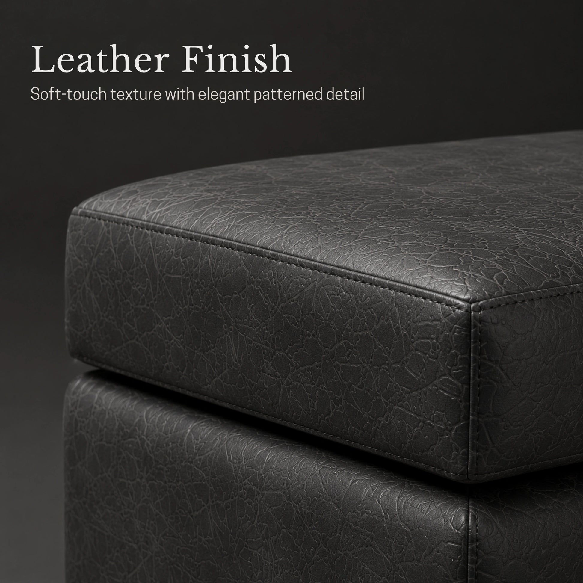 Black Footstool