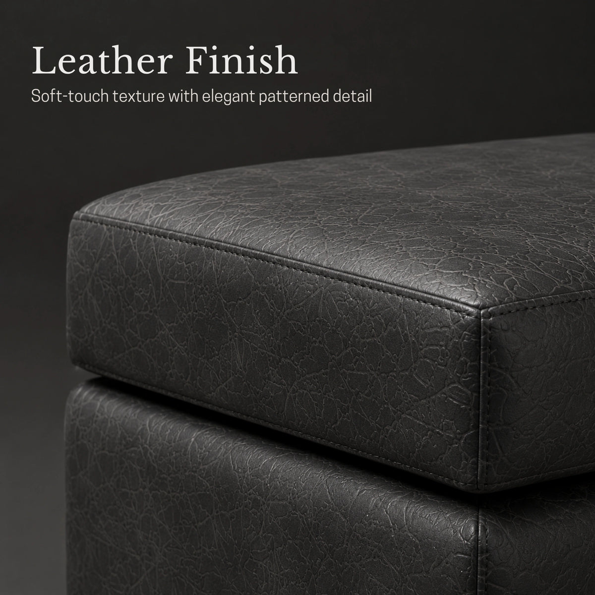 Black Footstool