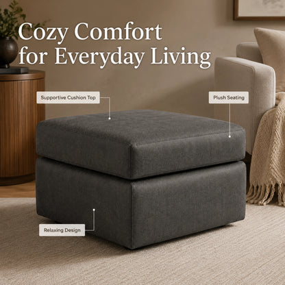 Black Footstool