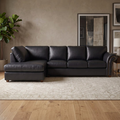 Black | 5 Seater | Left Hand Facing