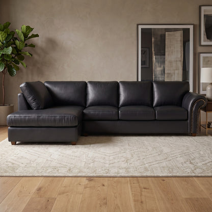 Black 5 Seater Left hand facing