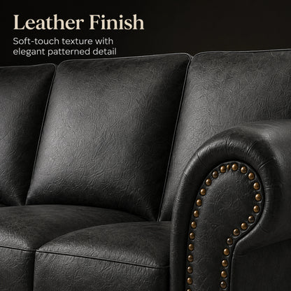 Black 5 Seater Left hand facing