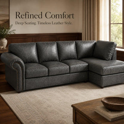 Black 5 Seater Right hand facing