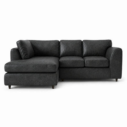 Black 4 Seater Left Hand Facing
