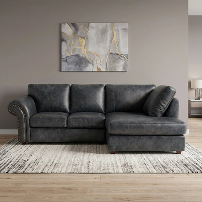 Black 4 Seater Right Hand facing
