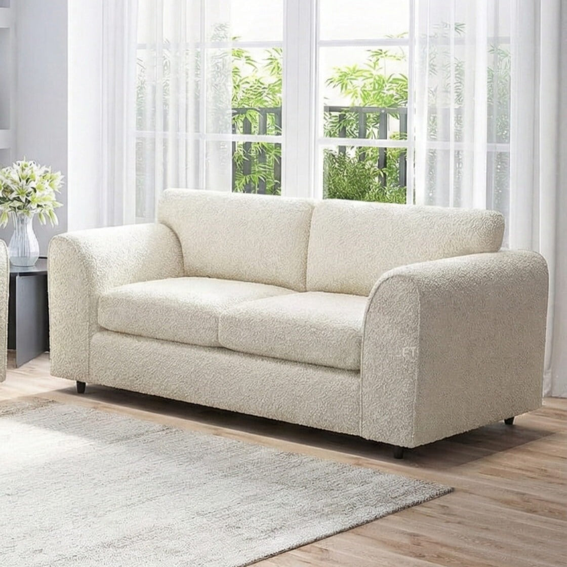 Boucle Fabric Sofa Set - Gamzo Outlet