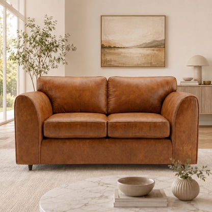 Brown 2 Seater