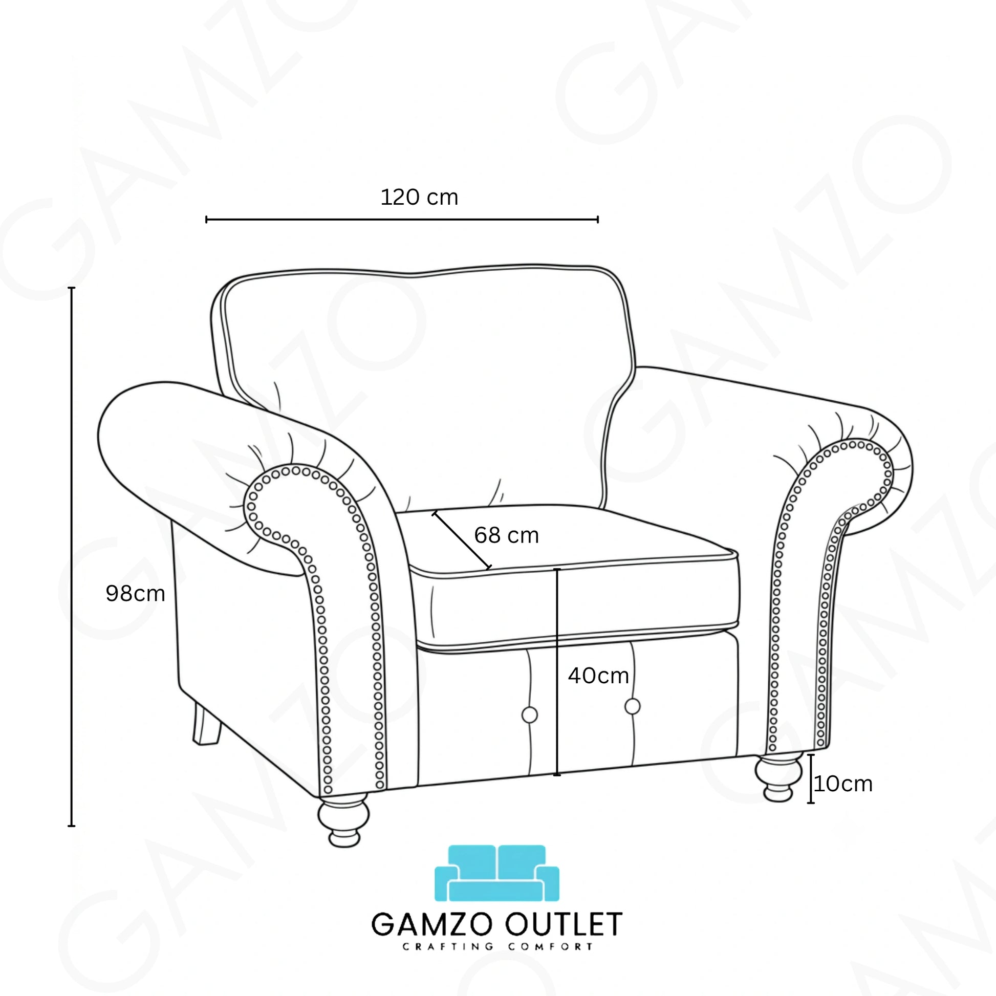 Brown Armchair
