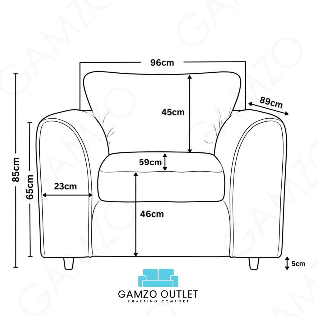 Brown Armchair