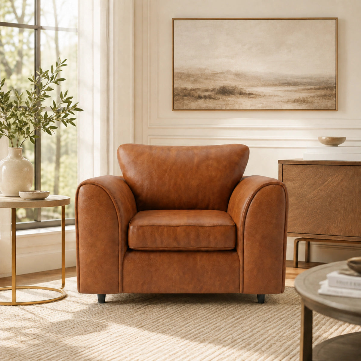 Brown Armchair