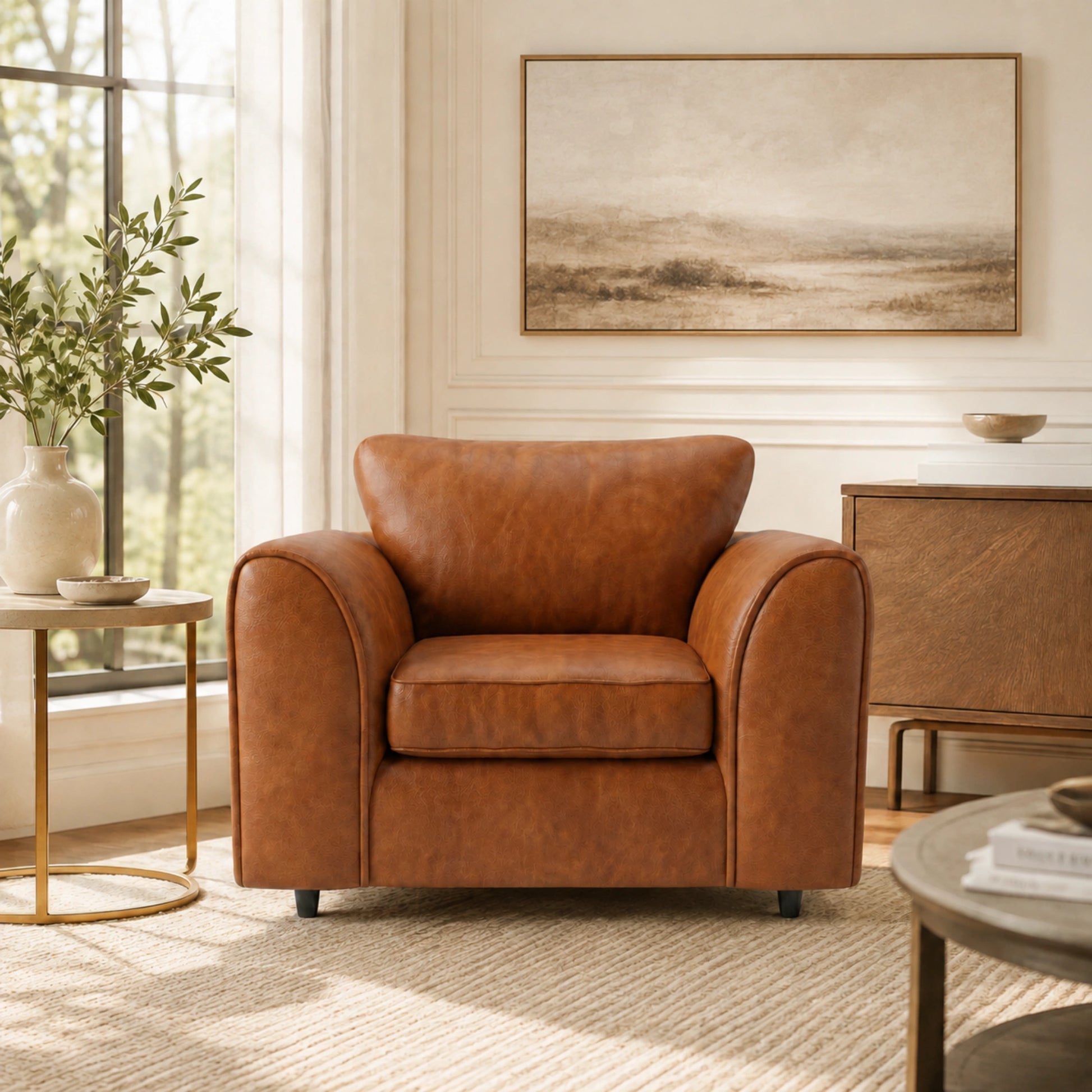 Brown Armchair