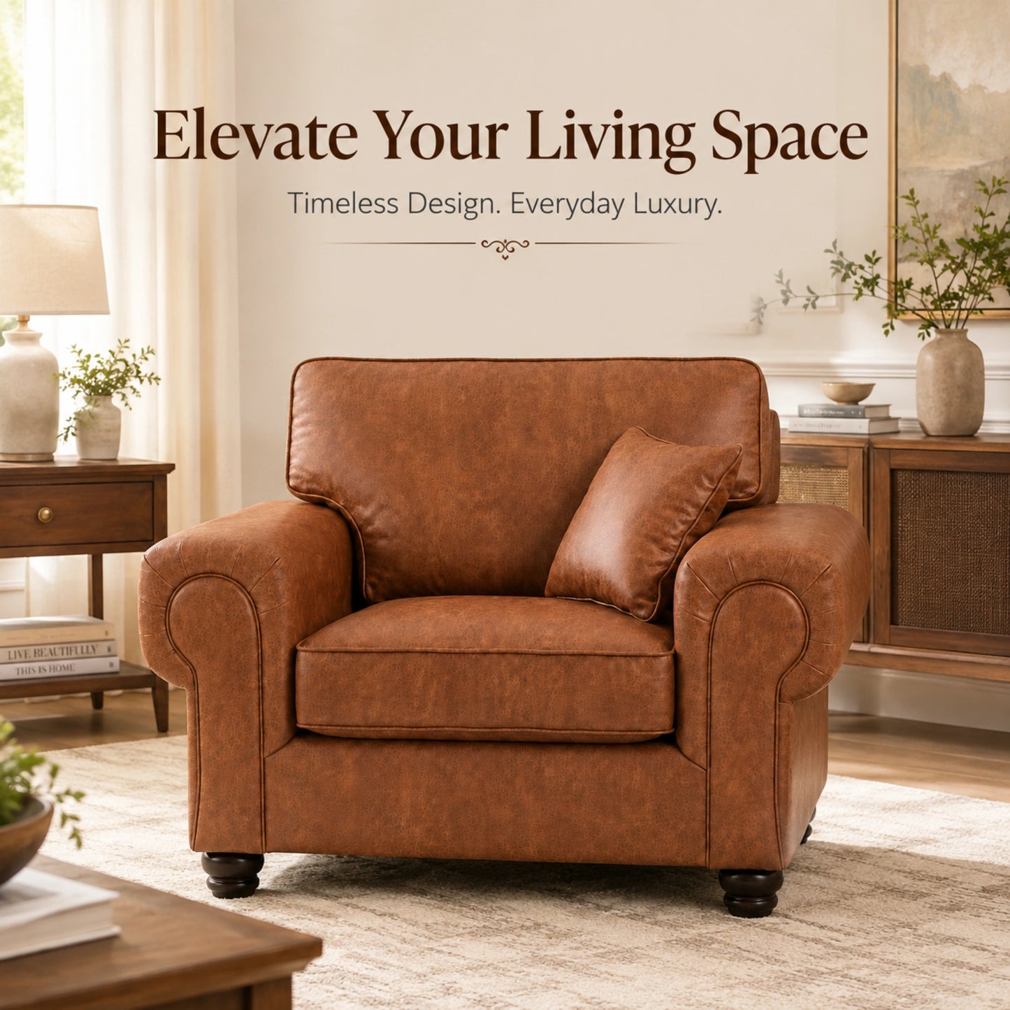 Brown Armchair