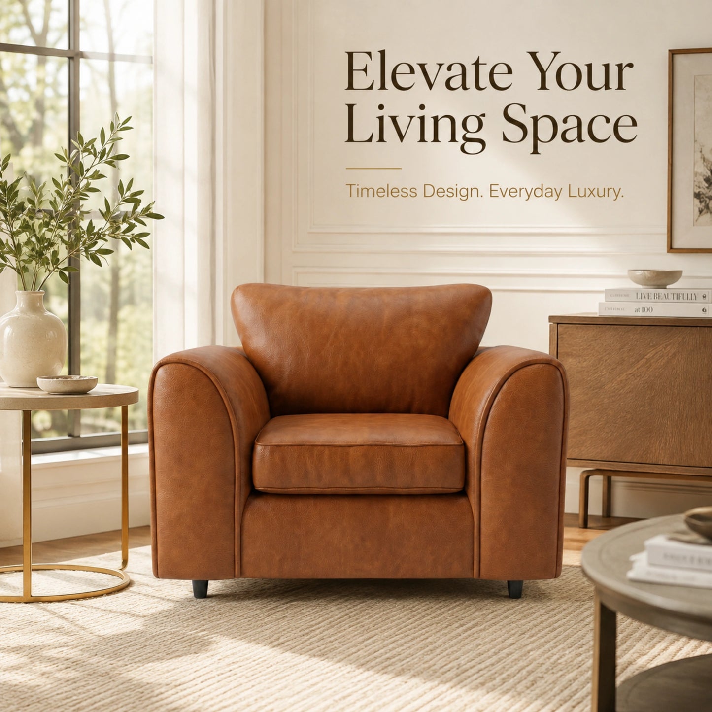 Brown Armchair