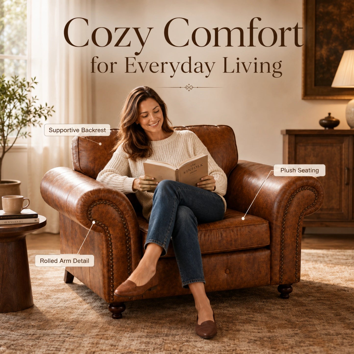 Brown Armchair