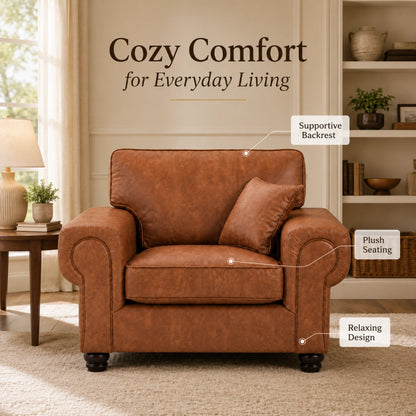 Brown Armchair