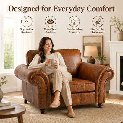 Brown Armchair