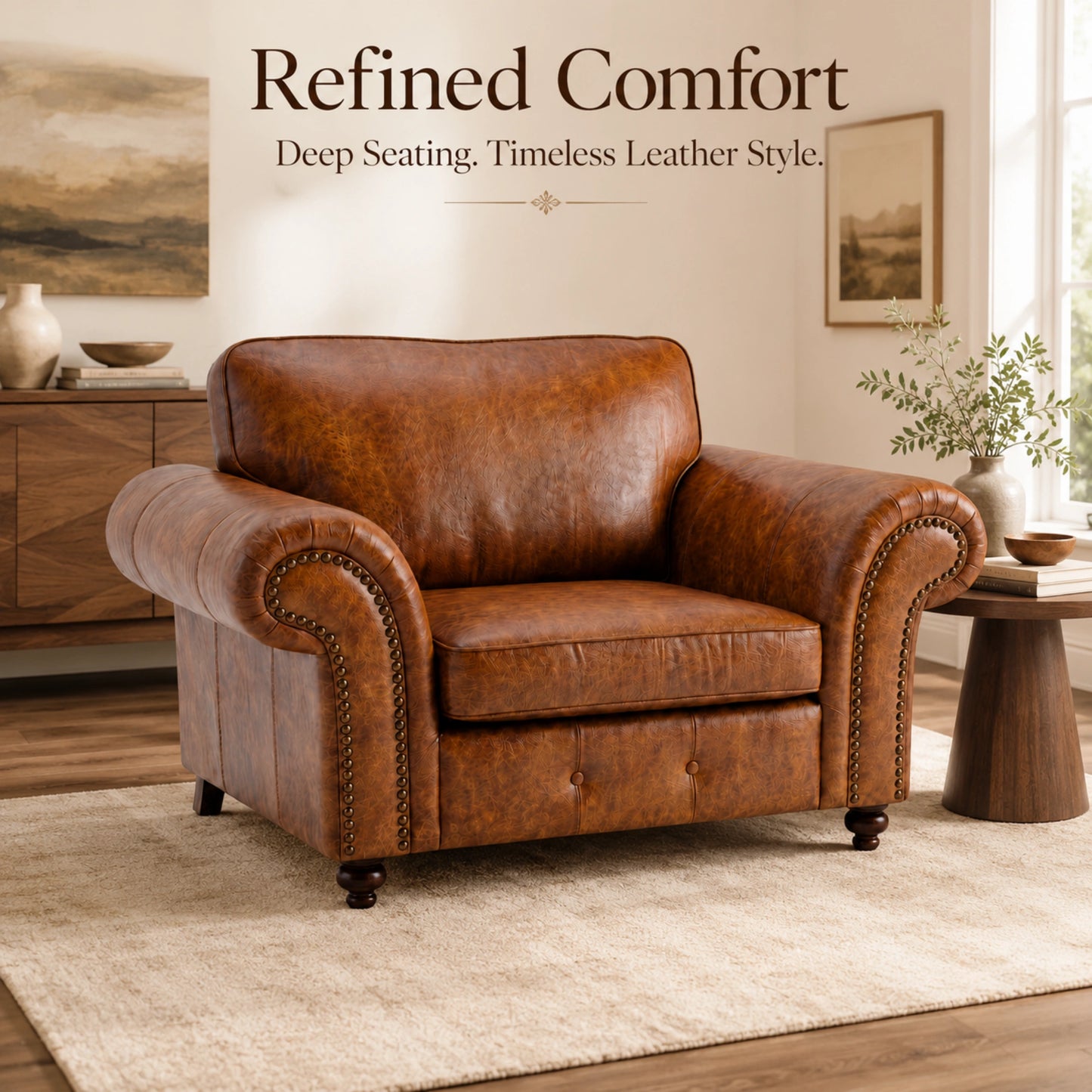 Brown Armchair