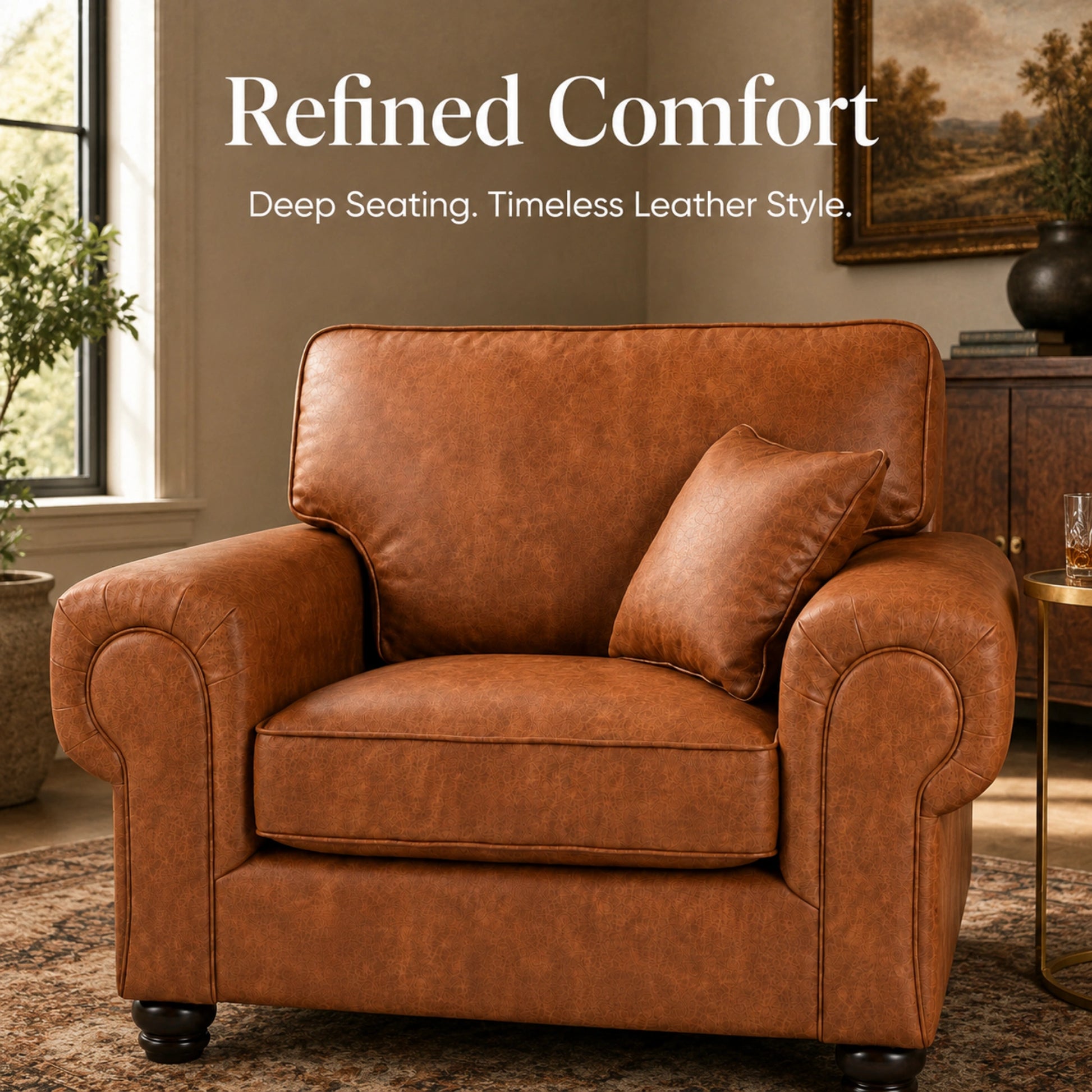 Brown Armchair