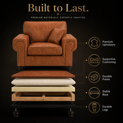 Brown Armchair