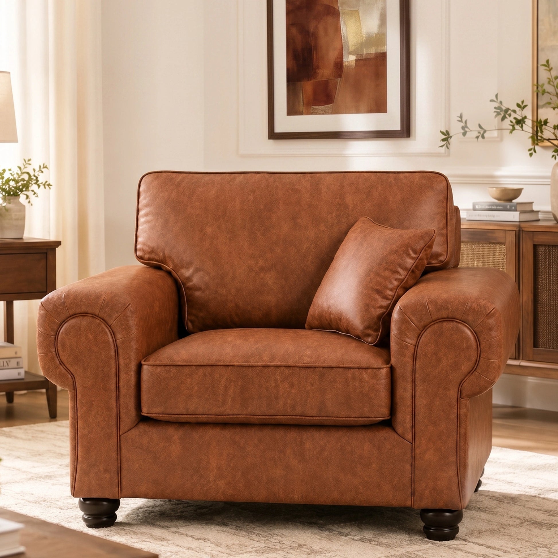 Brown Armchair