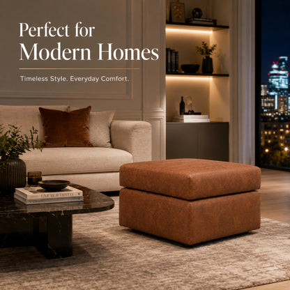 Brown Footstool