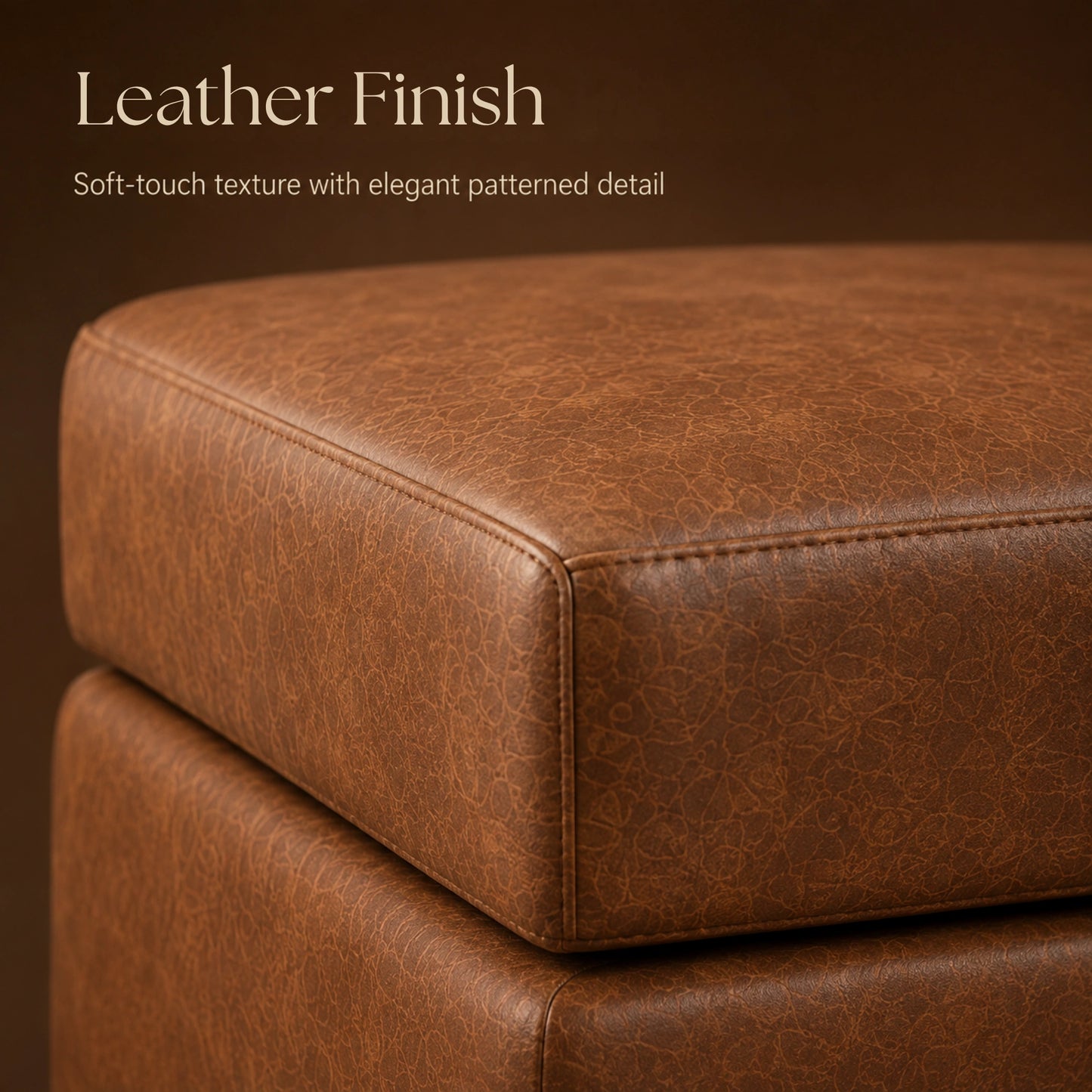 Brown Footstool