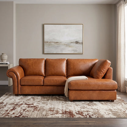 Brown 4 Seater Right Hand facing