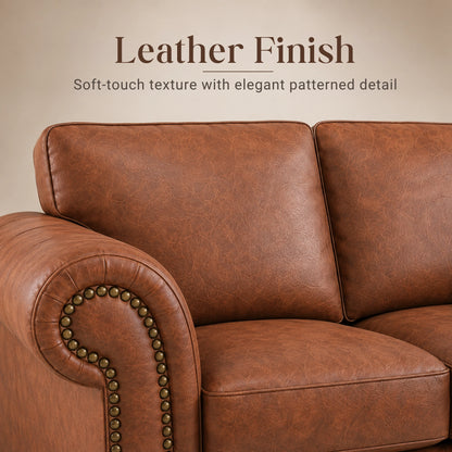 Brown 4 Seater Right Hand facing