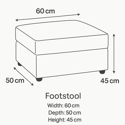 Verona Fabric Footstool