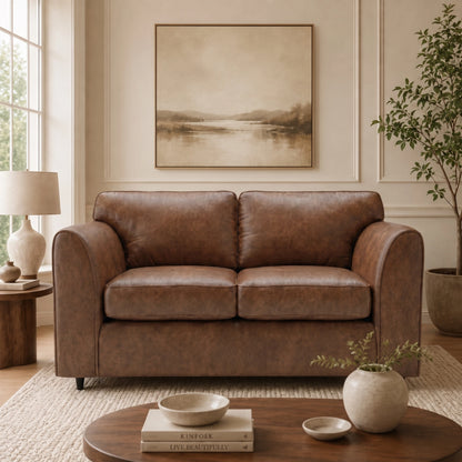 Chocolate Brown 2 Seater