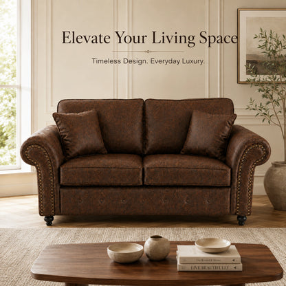 Chocolate Brown 2 Seater