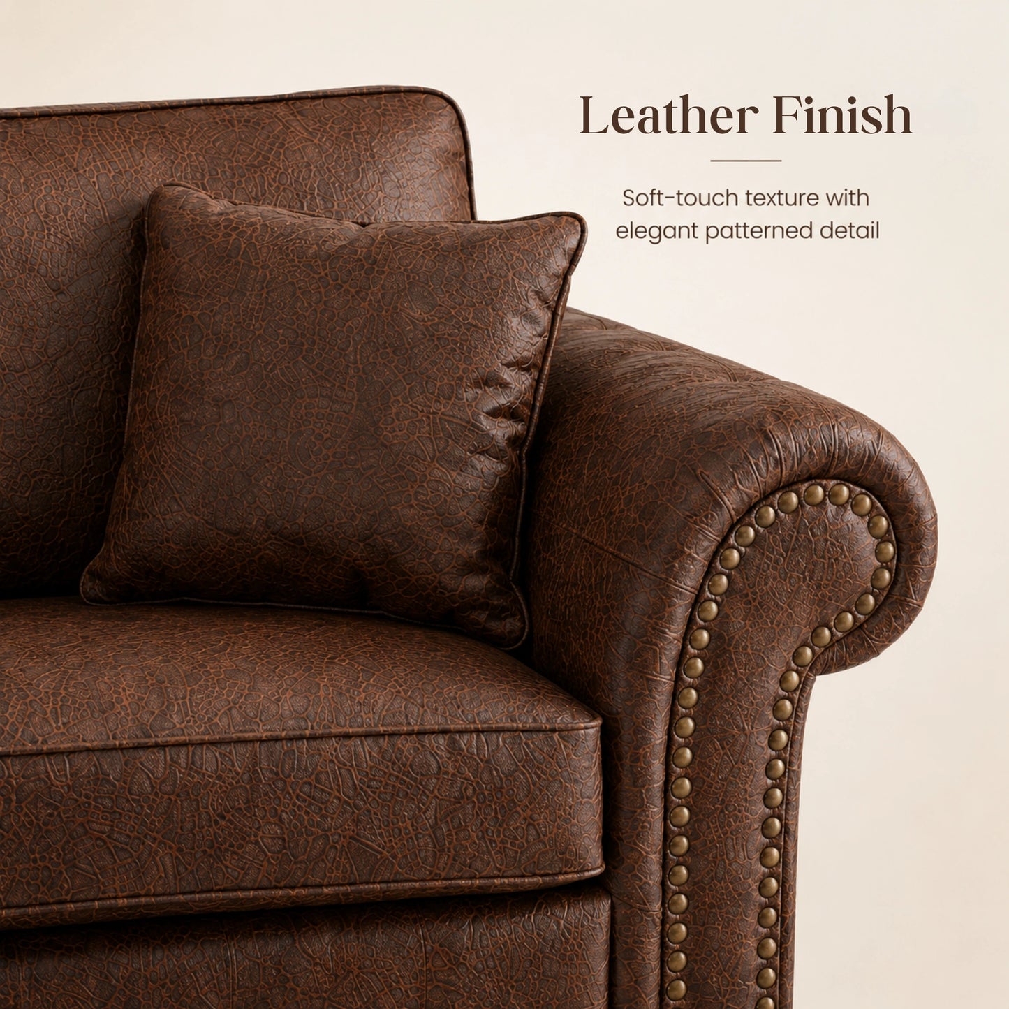 Chocolate Brown 2 Seater