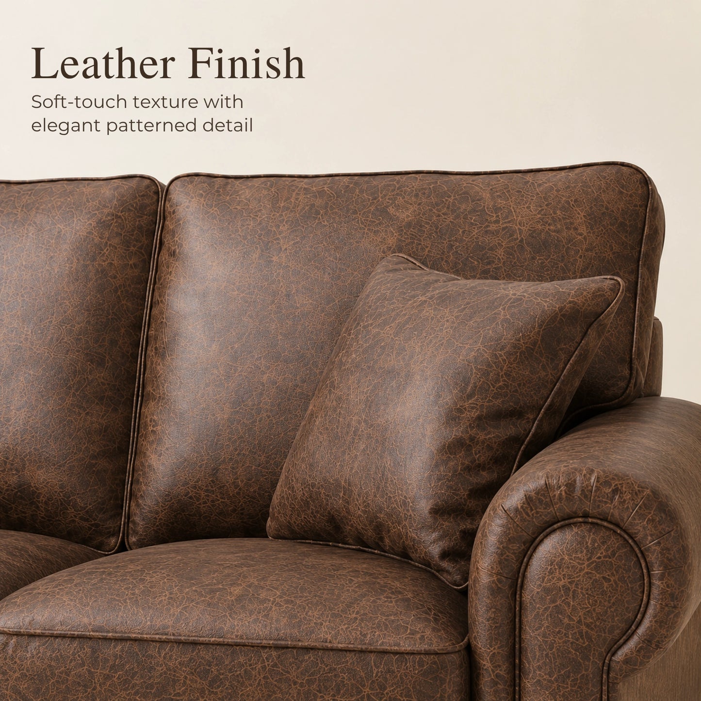 Chocolate Brown 2 Seater
