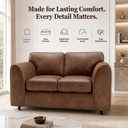 Chocolate Brown 2 Seater