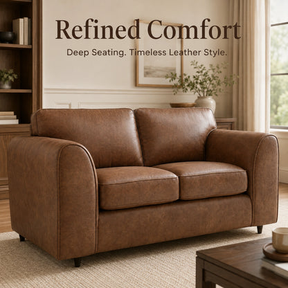 Chocolate Brown 2 Seater