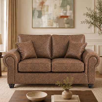 Chocolate Brown 2 Seater