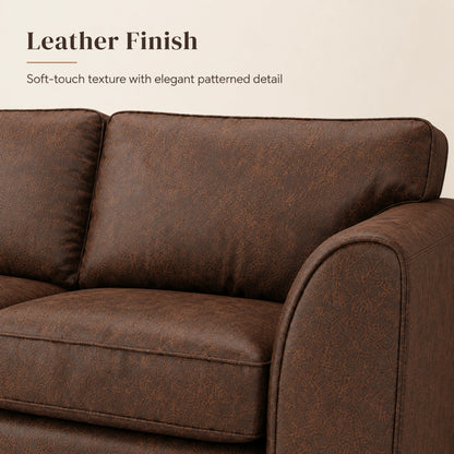 Chocolate Brown 3 Seater