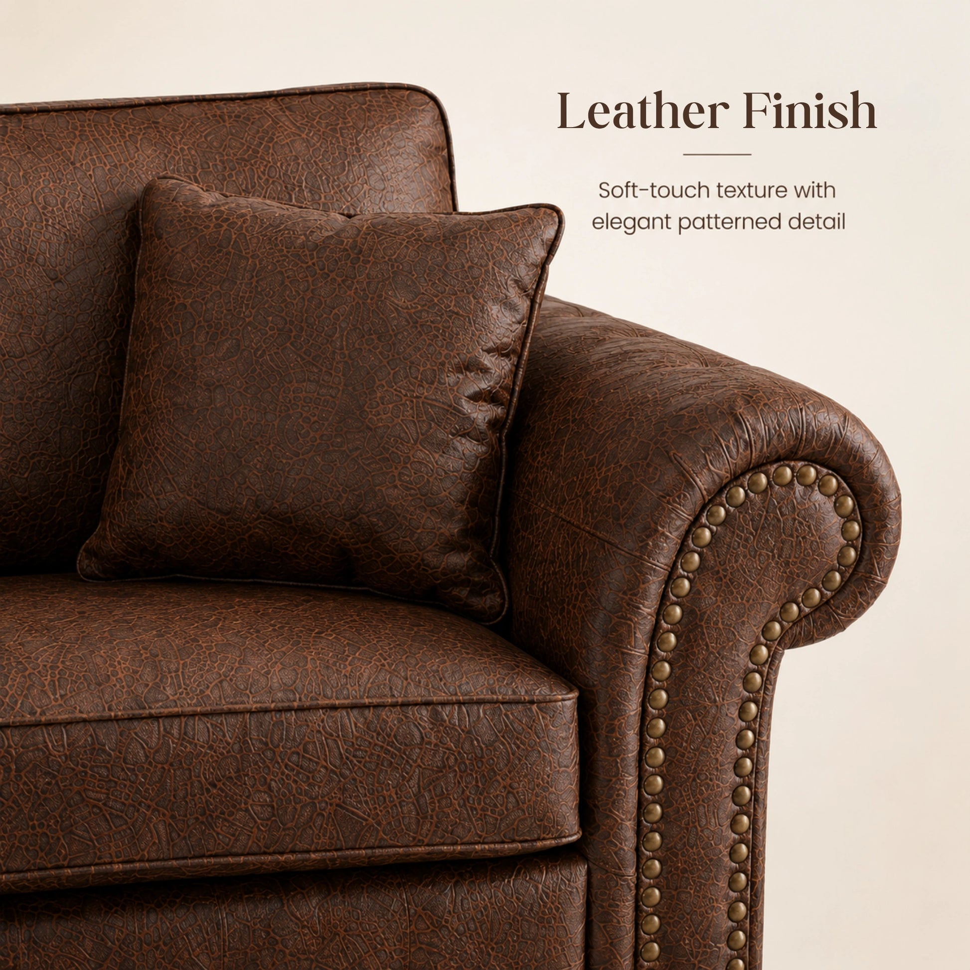 Chocolate Brown 3+2 Seater