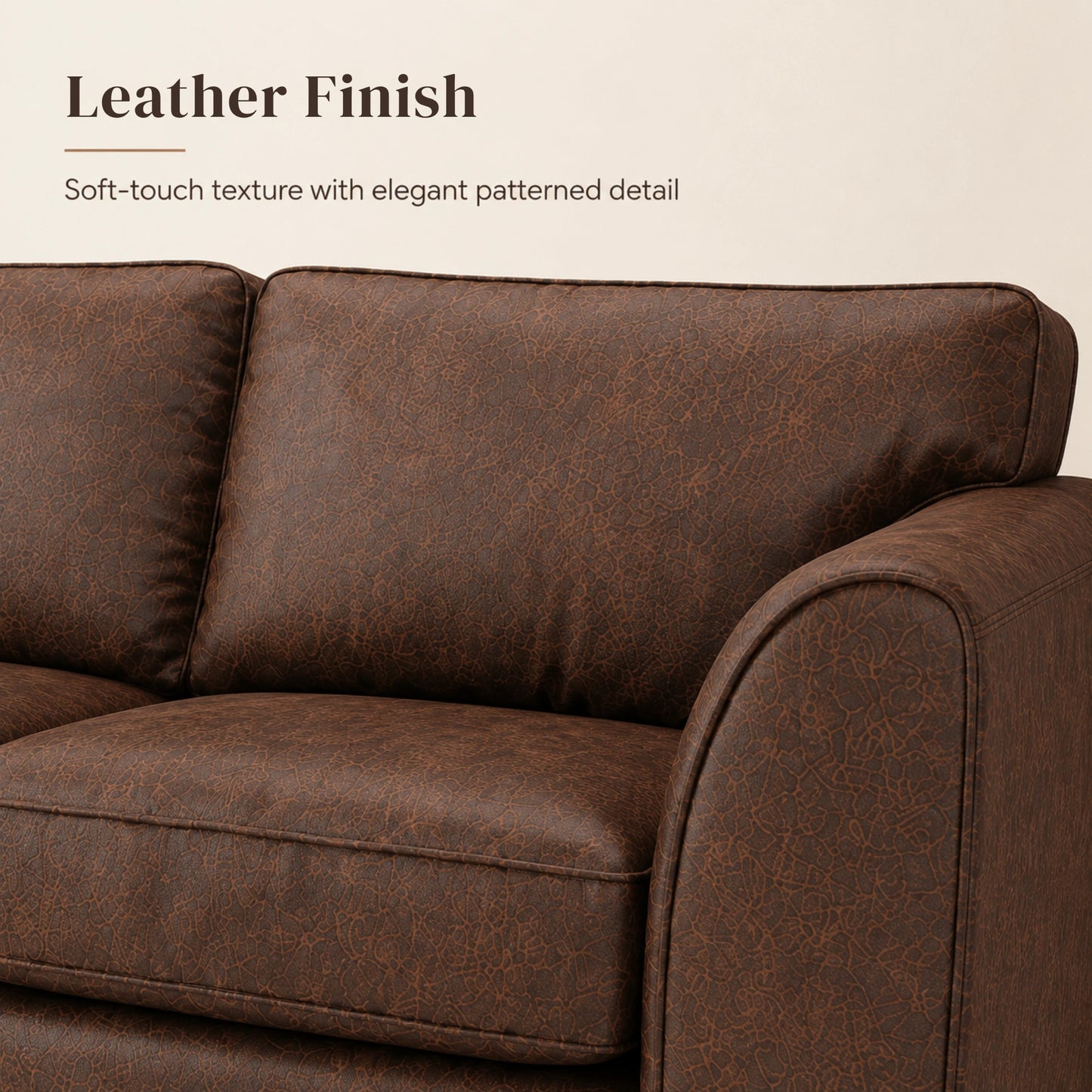 Chocolate Brown 3+2 Seater