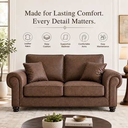Chocolate Brown 3+2 Seater