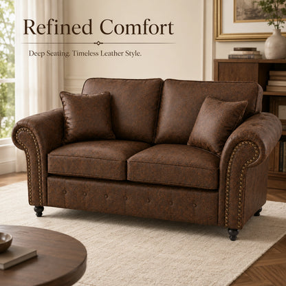 Chocolate Brown 3+2 Seater