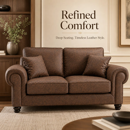 Chocolate Brown 3+2 Seater