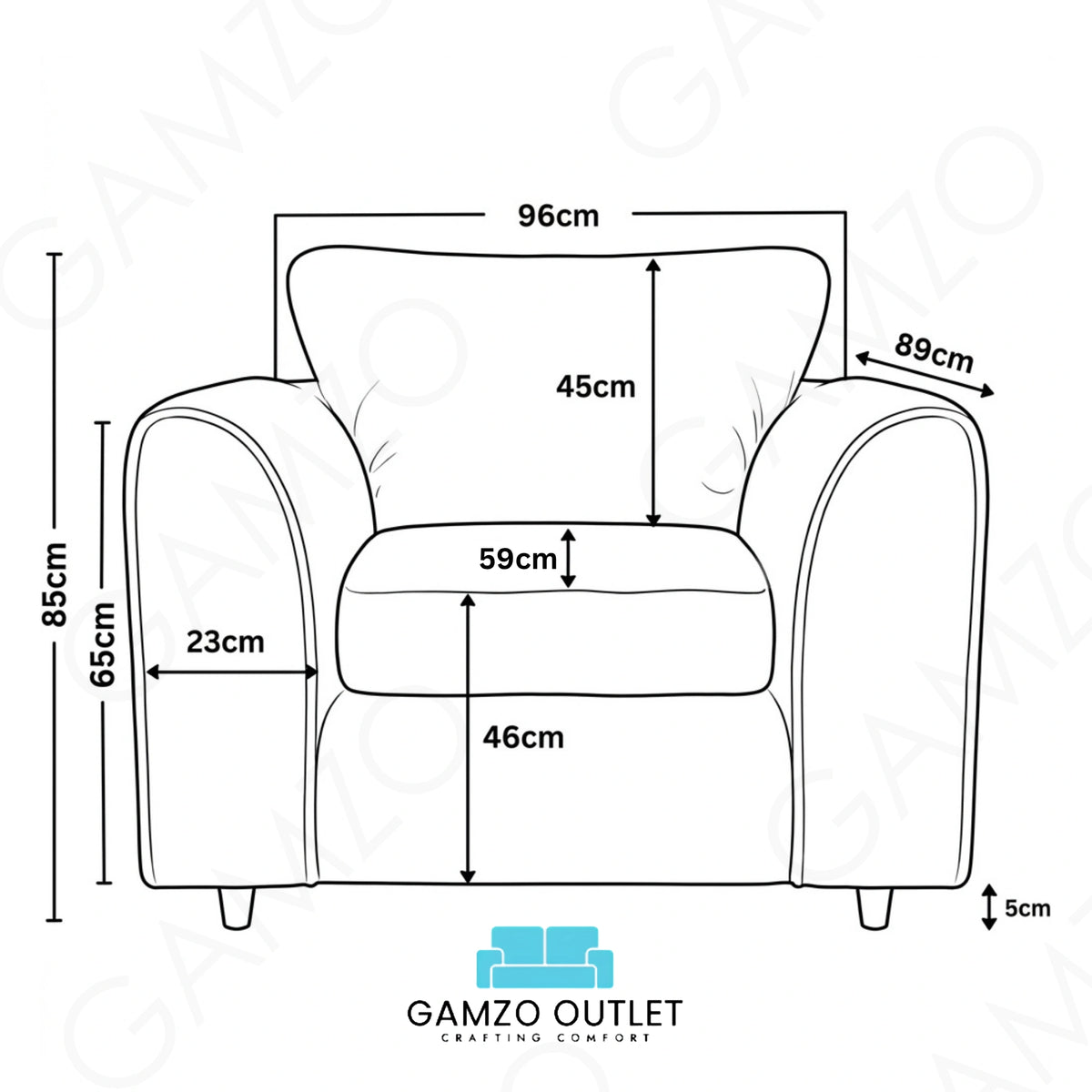 Chocolate Brown Armchair