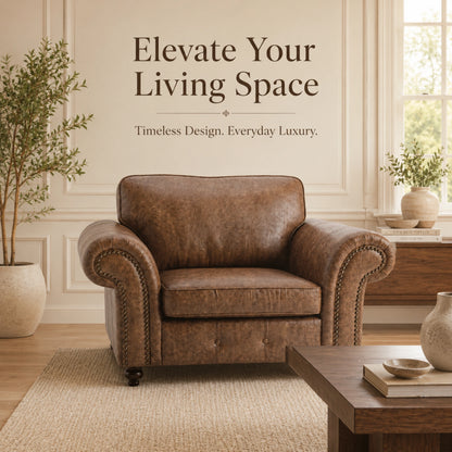 Chocolate Brown Armchair
